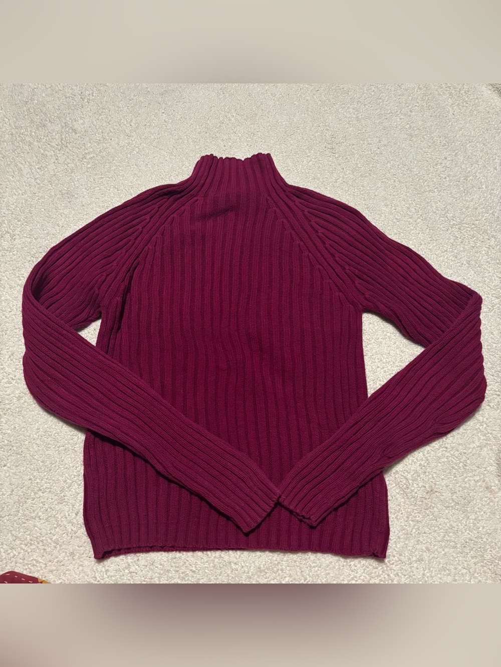 Vintage Y2K Jamie Scott ribbed mock neck sweater medium